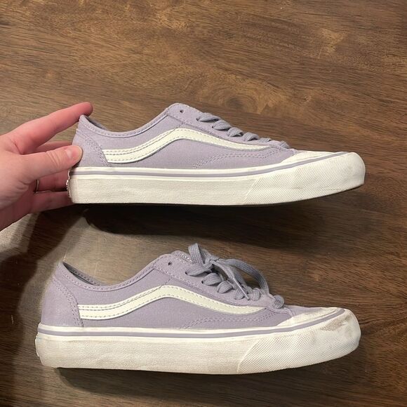 Vans Style Old Skool Ultra Cush Decon Sneaker in Lavender Fog Marshmallow Size 7 - Picture 8 of 9